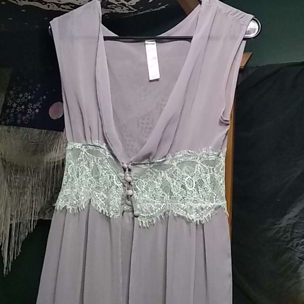 See through top that button up top.